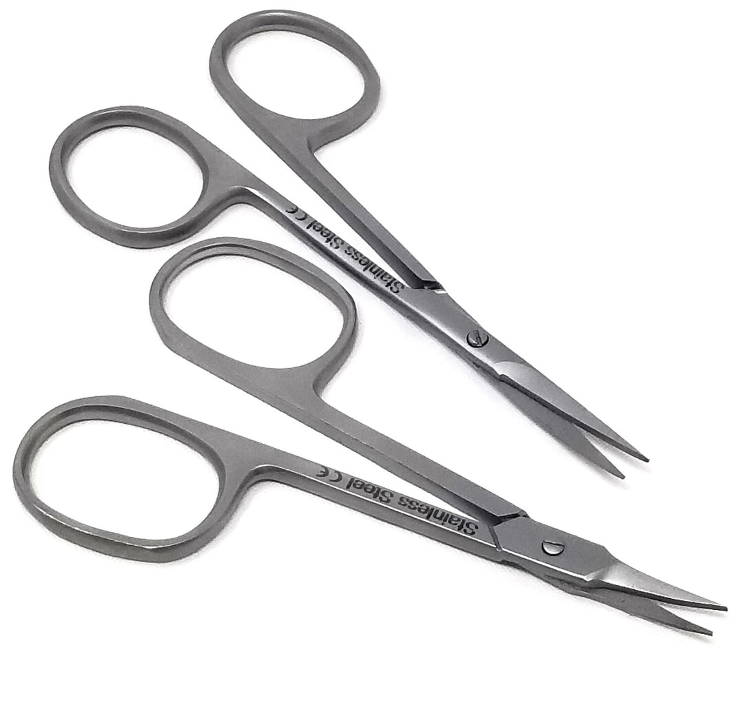 Handmade Curved Cuticle Scissor Nails Care Nipper Stainless Steel ...