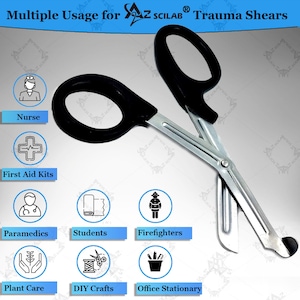 7.25" Craft Hobby Scissors, Serrated Edge, Stainless Steel Shears Ideal for Card Making | Scrapbooking | Decorative Journaling | Papercrafts
