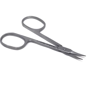 Super Sharp Curved Edges Blades Cuticle Nail Scissors Arrow Point Stainless Steel Shears 3.75" Mini Clippers
