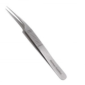 Pincett för pärlor och smycken, rostfritt stål, rakt proffshandtag