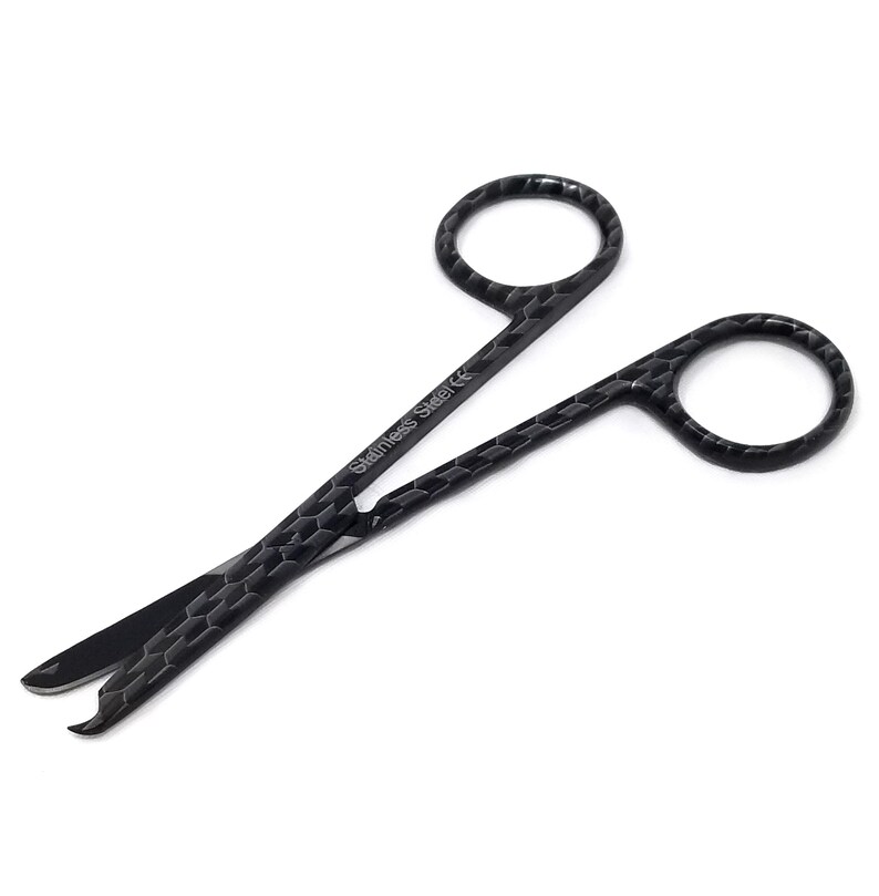 Laser Engraved Nurse Bandage Scissors 5.5" + Suture Stitch Scissors 4.5 ...