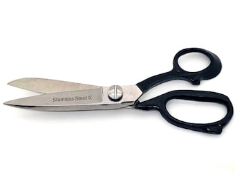 Tailor Scissors Upholstery Dressmaking Fabric Heavy Duty Shears 7 Inch Stainless Steel Sharp Blades