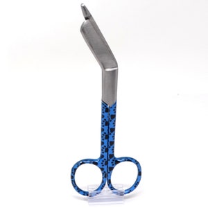Four Legged Fur Paws Handle Pattern Bandage Scissors 5.5&quot;, Stainless Steel
