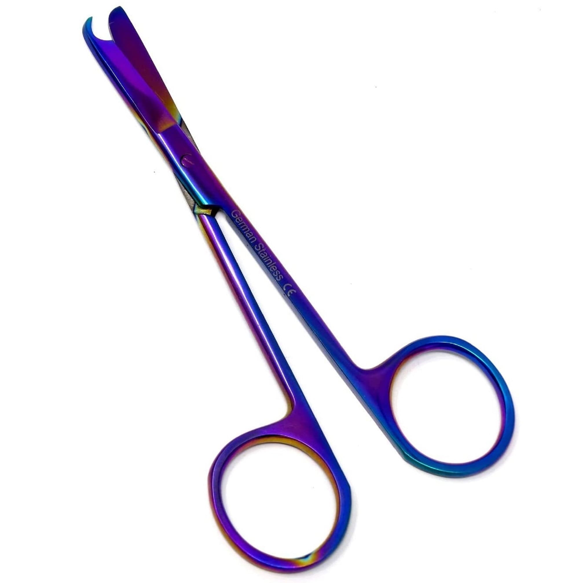 Quarantine Graduation | Pandemic 2020 Medical Student | Vet Intern Gift Multicolor Suture Stitch Scissors 4.5" Stainless Steel