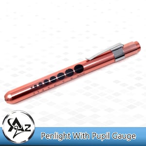 Nurse Week Gift Medical Penlight | Pupil Gauge | Reusable | Aluminum