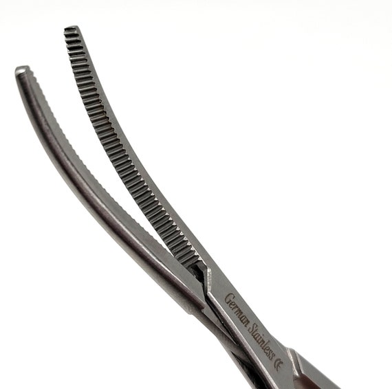 Pinza Emostatica Curva Da 6,25" Per Piercing, Gioielli Per Il Corpo, Apertura E Chiusura Di Anelli, Acciaio Inossidabile - Italia - Foto 14