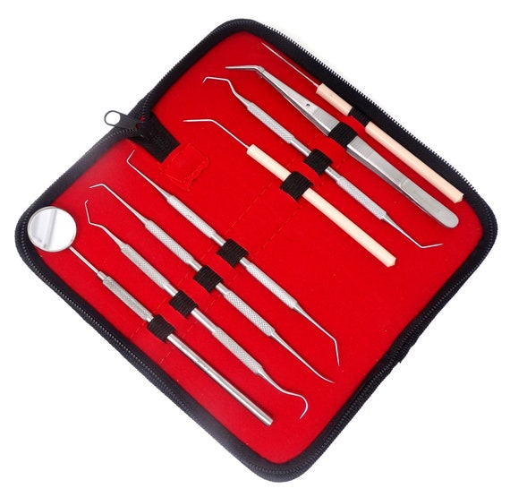 12 Piece Stainless Steel Wax Carving Tool Set PLUS Storage Pouch