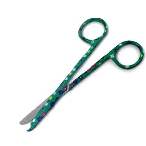 Suture Scissors for Vet Tech Veterinary Technician Nurse - 4.5&quot; Stitch Scissors, One Hook Blade, Stainless Steel