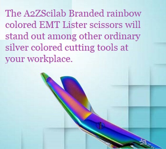 Rainbow Nose Scissor 3.5 Titanium Coated Safety Scissors