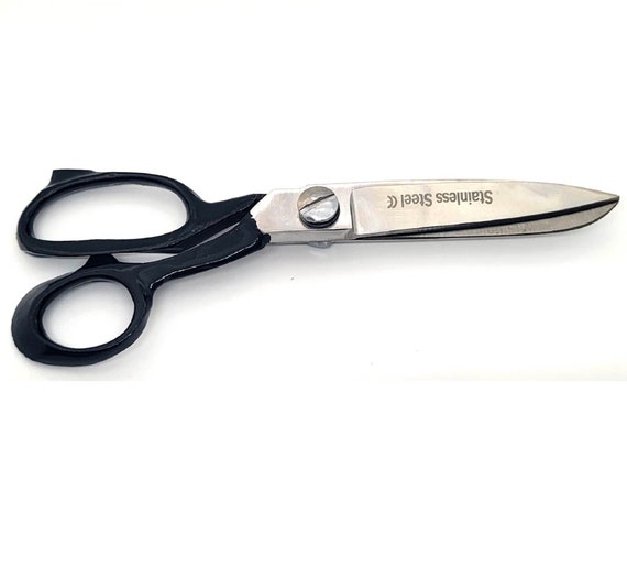 Stainless Steel Heavy Duty Black Color Handle 8'' Dress Making Tailor Scissors  Fabric Cutting Sewing Scissors Cloth Cutting Scissors 