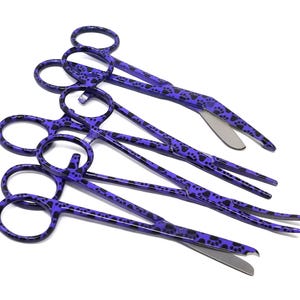 Veterinarian Gifts Animal Vet Tech Appreciation, Veterinary Grad, Dog Cat Groomer Set 4 Pc Bandage Scissors+Hemostat Forceps+Stitch Scissors