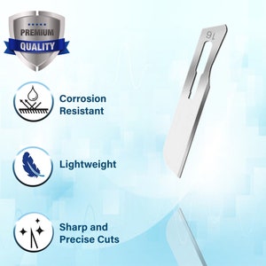 Dermaplane Instruments Dermaplaning Skin Care Instruments - Box of 100 Blades #16 + Graduated ...