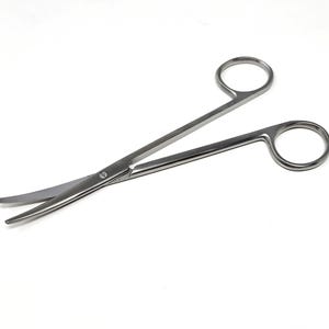 Multi Purpose Scissors for Cutting Leaf Work on Woolfelt, Tree Ornaments, Quilting Notions, Patchwork, Curved Blades, 5.75" Stainless Steel