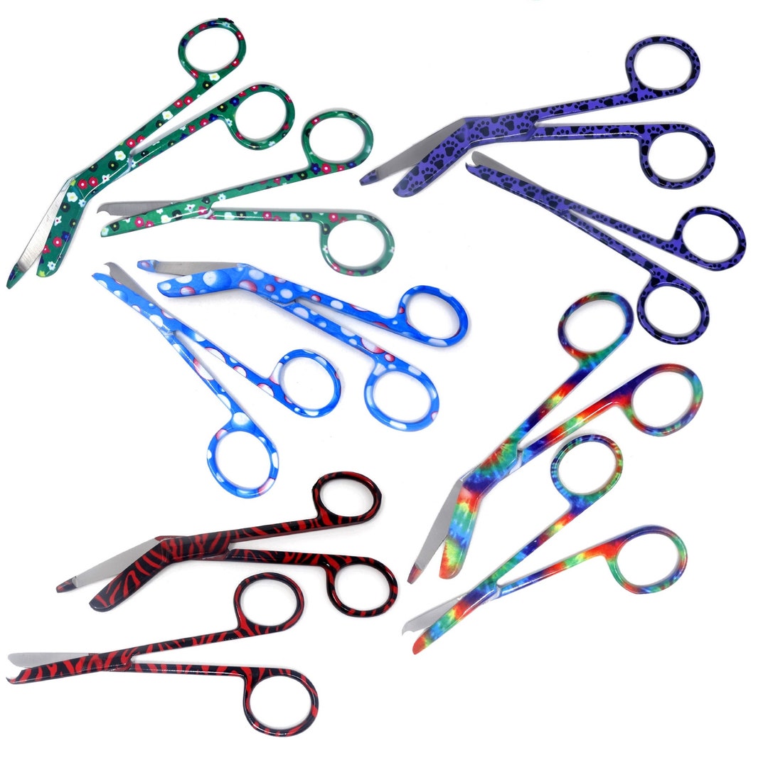 Nurse Scissors Giftset 2 Pcs Stainless Steel 5.5 Bandage Scissors 4.5