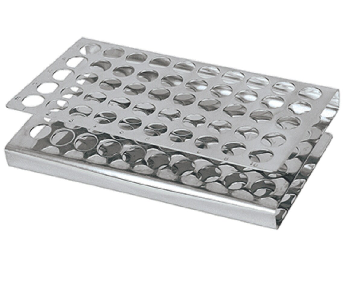 Z Shape Rack Stainless Steel Z Shaped Rack 17mm 50 Holes for Test Tubes - Etsy
