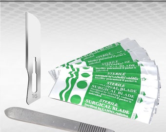 Manico N.3 Per Lame Bisturi Falcon - Blu Dental