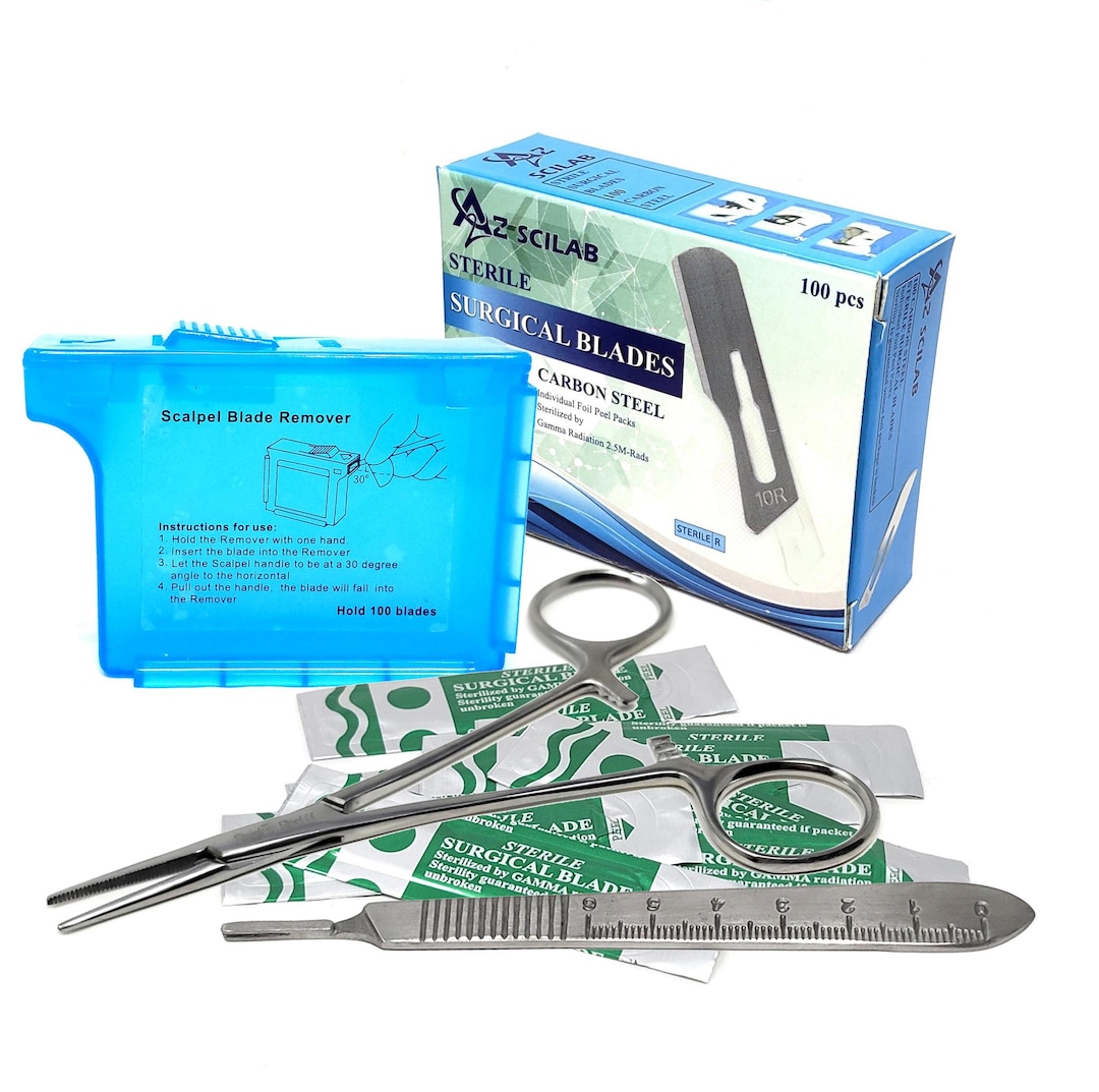 Dermaplane Instruments Dermaplaning Kit With Complete Tools for Estheticians & Skincare ...