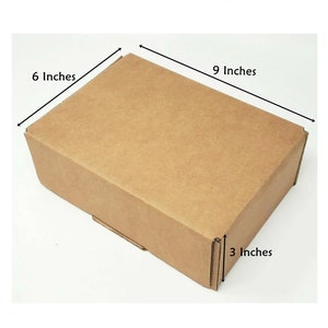 20 Fornecedor de embalagens de caixa de papelão Caixas de embalagem por atacado 9 x 6 x 3 Pacote plano Kraft Mailer Fácil de usar