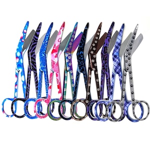 Vet Tech Week Gift in Bulk 10 Bandage Scissors 5.5&quot; Stainless Steel Shears for Nurse Appreciation Veterinary Squad Animal Lover Gift