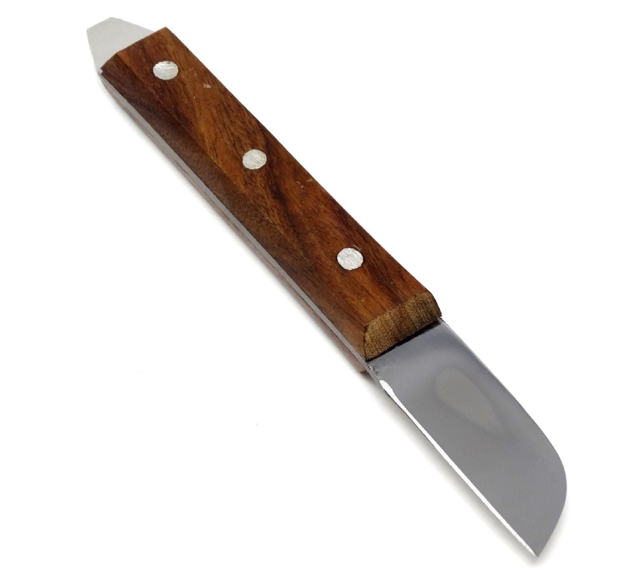 Detailing Knife for Soap Cutting, Candle Making, Pumpkin Carving, Wooden Handle Knife 12R, Stainless Steel Blade