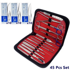 Craft Hobby Supplies All-in-One 45 Pcs Kit Stainless Steel Tools with Blades DIY Gift
