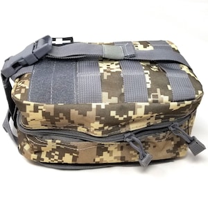 Tactical First Aid Kit Molle Pouch Suitable for Outdoor Adventures Camping Military Gear - Can be Used for Organizing Tools Storing Supplies
