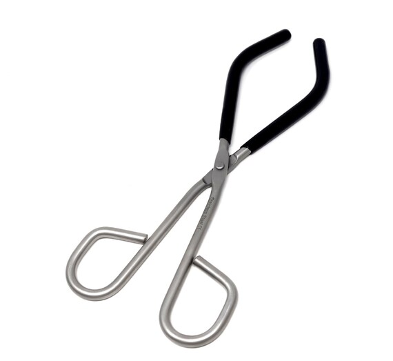 thumbnail image 2 of Waymil Flask Tongs For Casting - 16" Handle Holds Crucibles Up To 4" Diameter 2 of 6