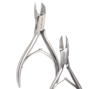Professional Toe Nail Cutter Podiatrist Stainless Steel 5.5&quot; Heavy Duty Thick Toe Nails Clippers, Manicure Pedicure Nipper, Elder Nails Cut