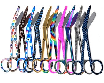 10 Pcs Thank You Vet Tech Nurse Gift Set 5.5" Bandage Scissors, Stainless Steel Shears, Gift for Nurses, Grad Students, Future Doctors