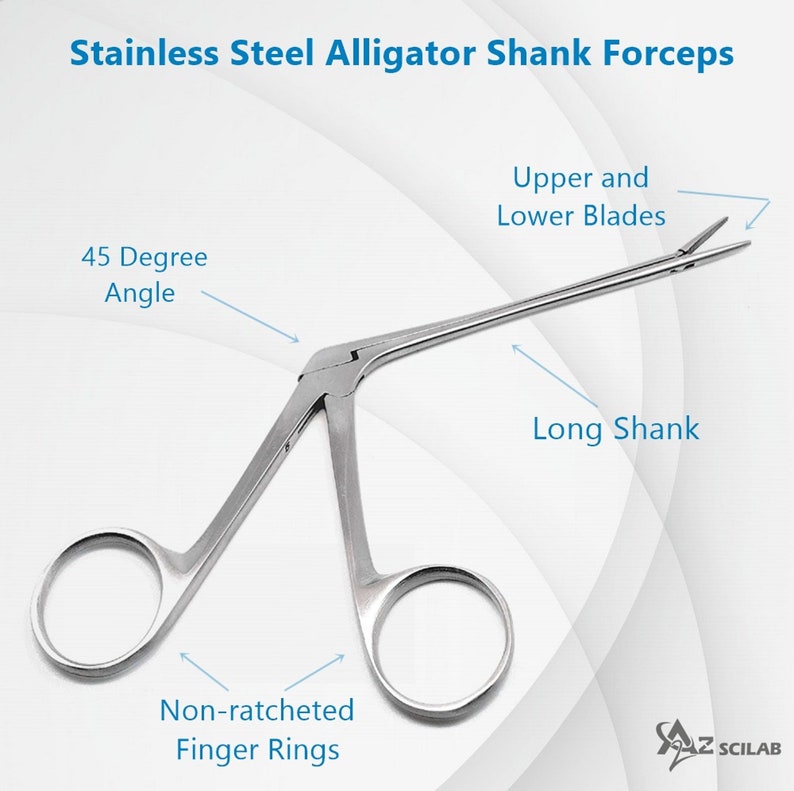 Alligator Forceps 3.5 Shank Ear Wax Removing/toy Etsy UK