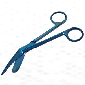 Left-Handed Nurse Bandage Scissors 5.5" Stainless Steel Shears for Vet Tech Staff Appreciation Week | Unique Gifts for Left Handed | Lefty
