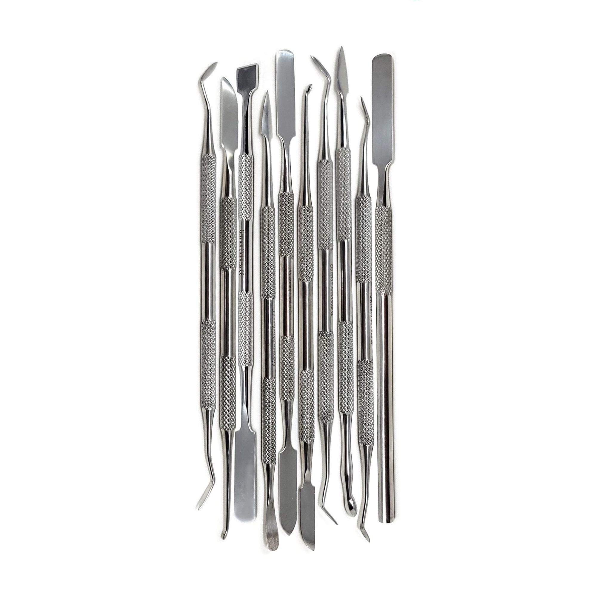 Set 28 Strumenti Per Modellare Argilla E Ceramica – Doppia Estremità In Acciaio Inox Con Manico In Legno - 5