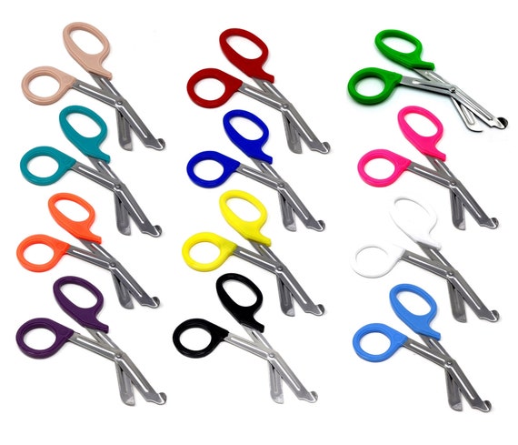 Kids Scissors, 5'' Safety Scissors for Kids, 4Pcs Children