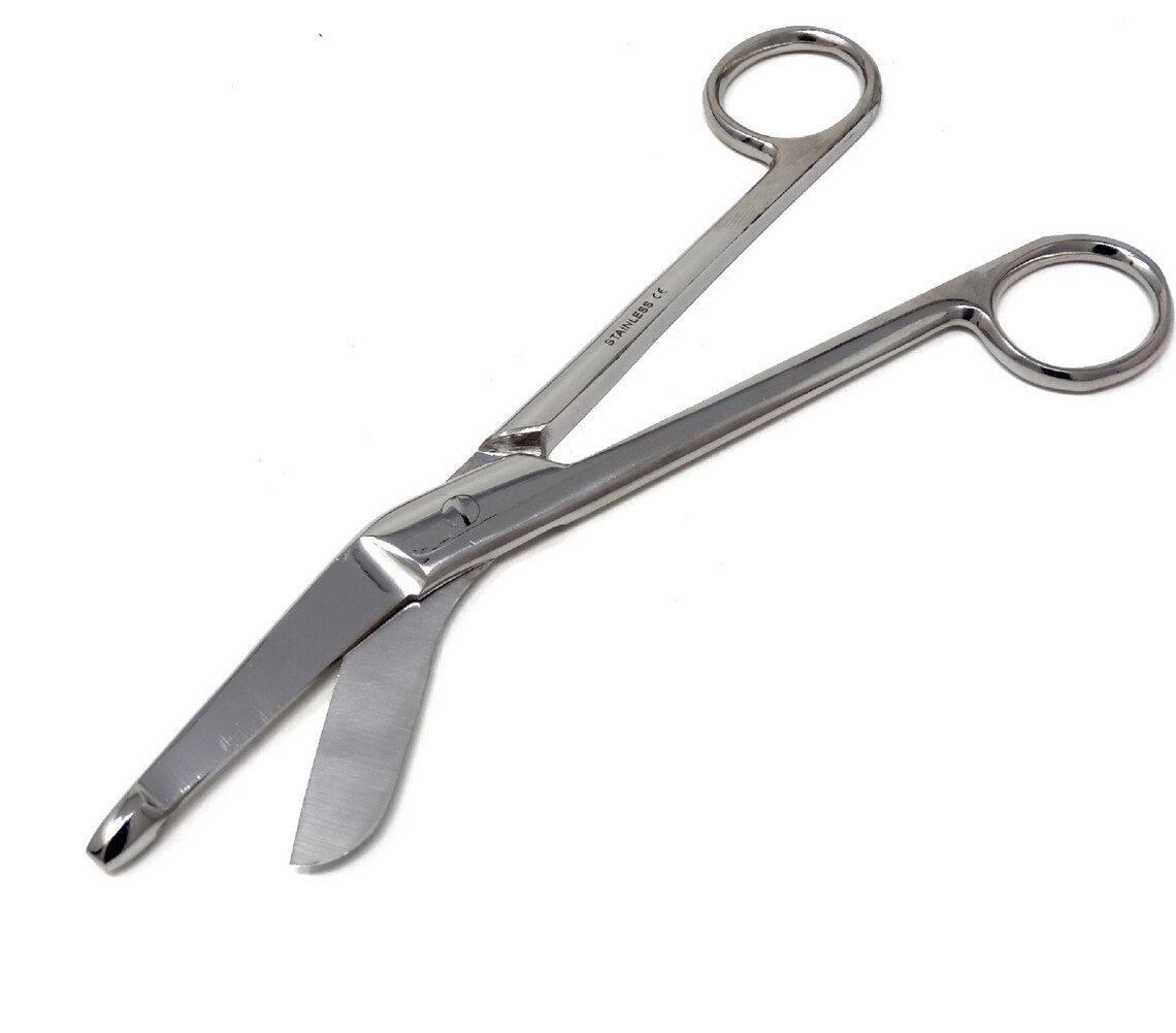Left Handed 7.25 Bandage Scissors for Veterinary Etsy