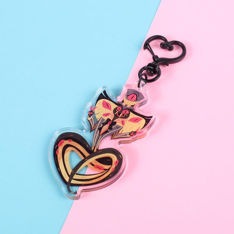 Sir Pentious Hazbin Hotel Keychain - Etsy