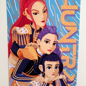 Huntrix Kpop Demon Hunters Poster