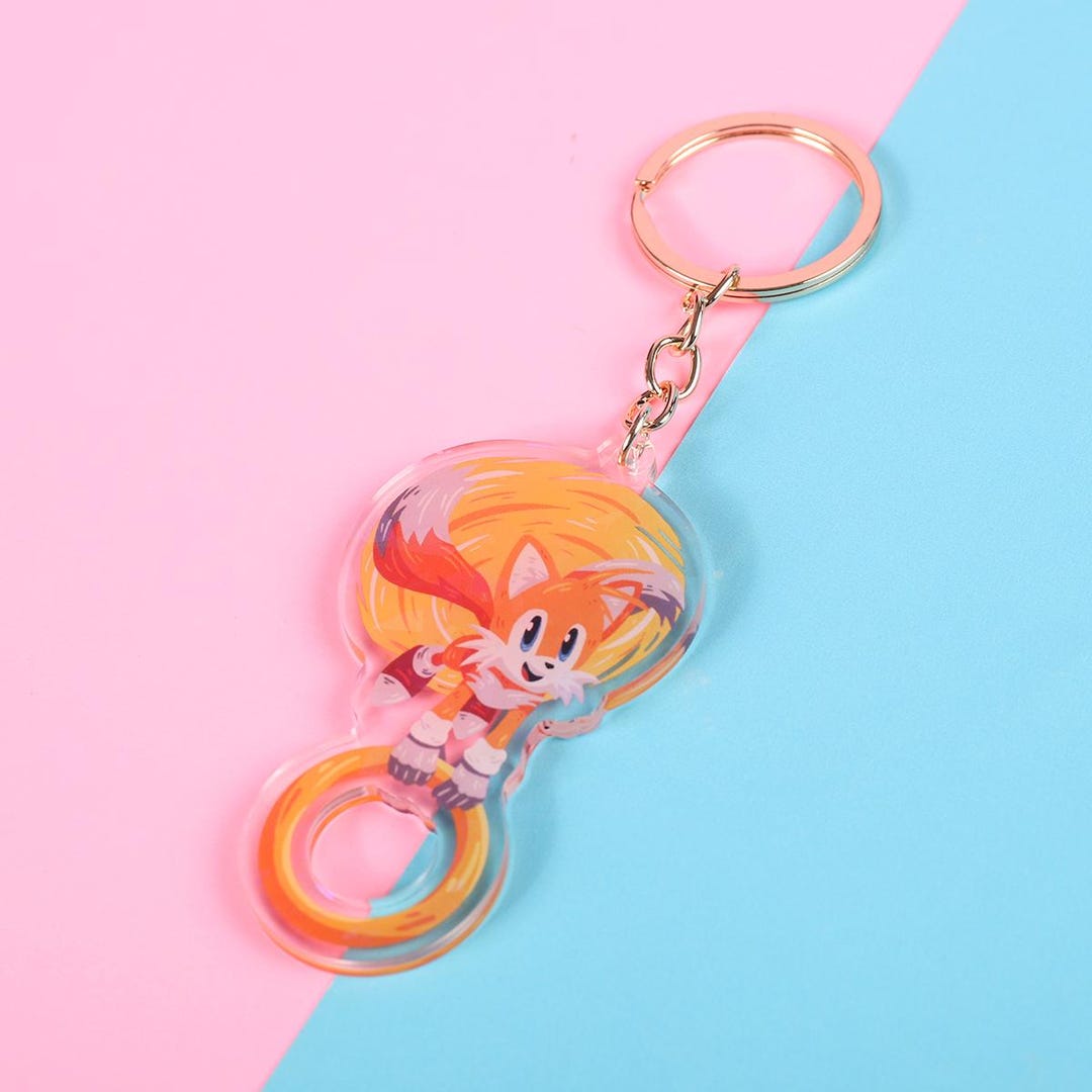 Tails the Fox Keychain - Etsy