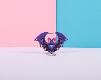 Bat Carabiner Keychain