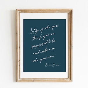 Brene Brown Trio/ Instant Download Print / 8x10  - Set of 3 {Digital Print}