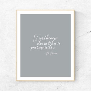 Instant Download Print / Enneagram Brene Brown Quotes - Set of 9 {Digital Print}