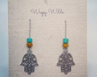 Hamsa Hand Earrings