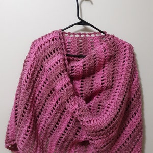 Wildrose Shawl Crochet Pattern