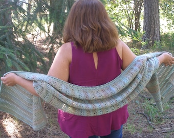 My Help is From the Lord Prayer Shawl Crochet Pattern