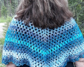 Peace Prayer Shawl  Crochet Pattern