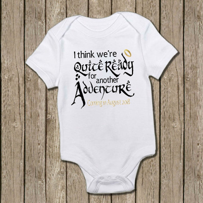 Husband Grandparents Pregnancy Announcement Shirt Another Adventure Best Friend Pregnancy Announcement Onesies\u00ae Bodysuit Ring Auntie