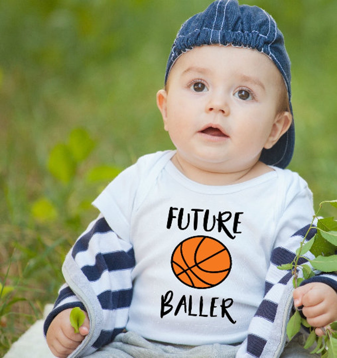 Basketball Baby Shirt Basketball Lover Gift Future Baller Etsy