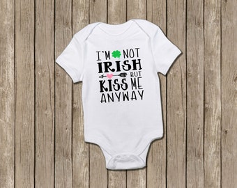 St Patricks Day Baby Shirt, Irish Baby, Wee Bit Irish, Irish Bodysuit, Saint Patricks Day, Baby Shower Gift, New Baby Gift, Funny Baby Shirt