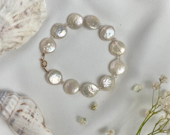 Coin Pearl Bracelet