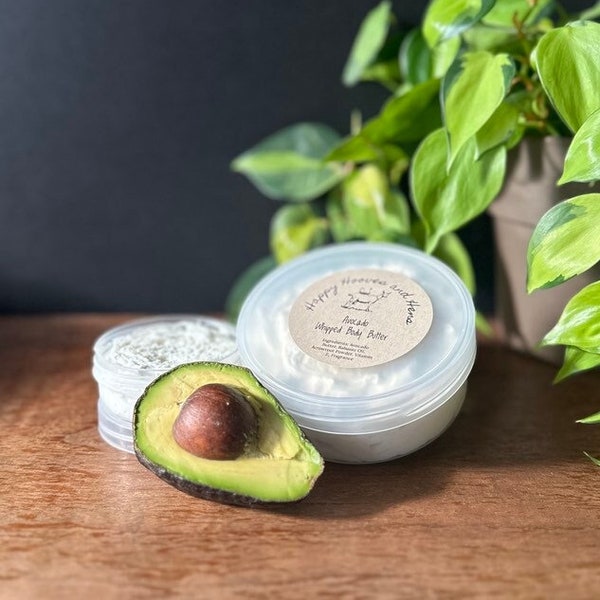 Avocado | Whipped Body Butter| small batch | skinloving  | handcrafted | handmade | gift under 20 | moisturizing lotion | goat | self care