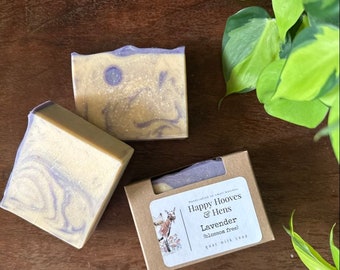 Goat Milk Soap | Lavender (Blossom Free) | organic soap | floral | natural soap | handcrafted | handmade | gift ideas | moisturizing soap |